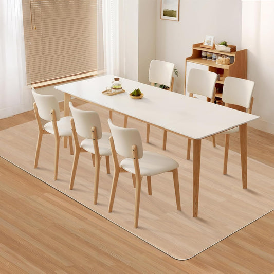 Kuyal Clear Chair Mat, Hard Floor Use, 8'×10' Transparent Office Home Floor Protector mat Chairmats (96" X 120" Rectangle)