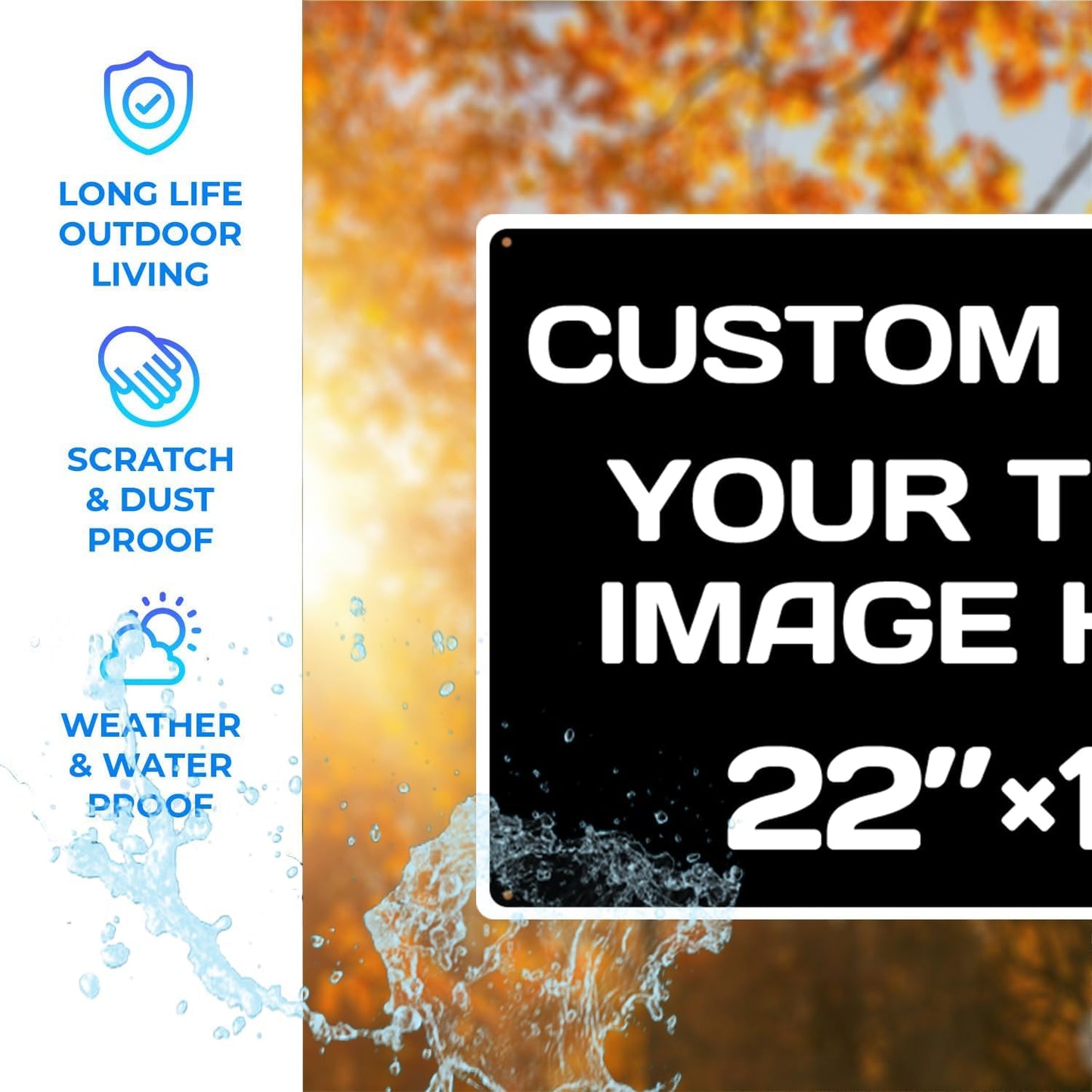 custom signs,custom,Aluminum Weatherproof Metal Sign,Multiple Sizes,Custom Personalized Text And picture Here,graduation yard sign,Graduation Gifts