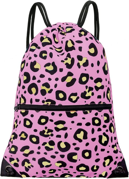 HOLYLUCK Drawstring Backpack Bag Sport Gym Sackpack