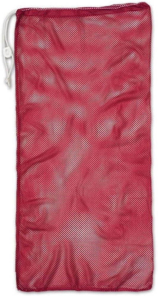 Champion Sports Mesh Equipment Bag – Heavy-Duty Nylon Drawstring Bag with Lock & ID Tag, Breathable Storage Sack for Balls, Swim Gear, Laundry & Toys, Multiple Sizes & Colors