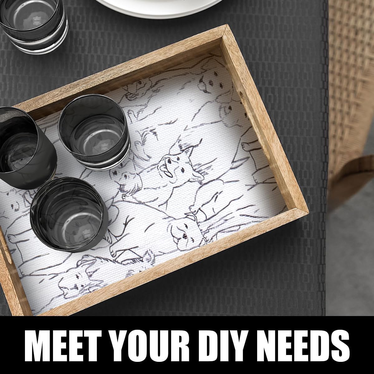 Animal Shelf and Drawer Liner for Cabinets, 12IN x 20FT Non-Adhesive and Strong Non-Slip Dog Shelf Cabinet Drawer Liners for Kitchen, Waterproof Cupboard Liners,Easy to Clean