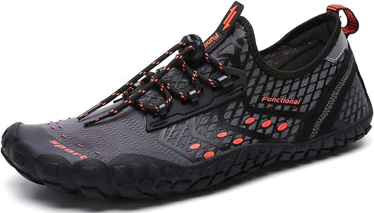 UBFEN Water Shoes Aqua Swim Shoes Mens Womens Beach Sports Quick Dry Barefoot for Boating Fishing Diving Surfing