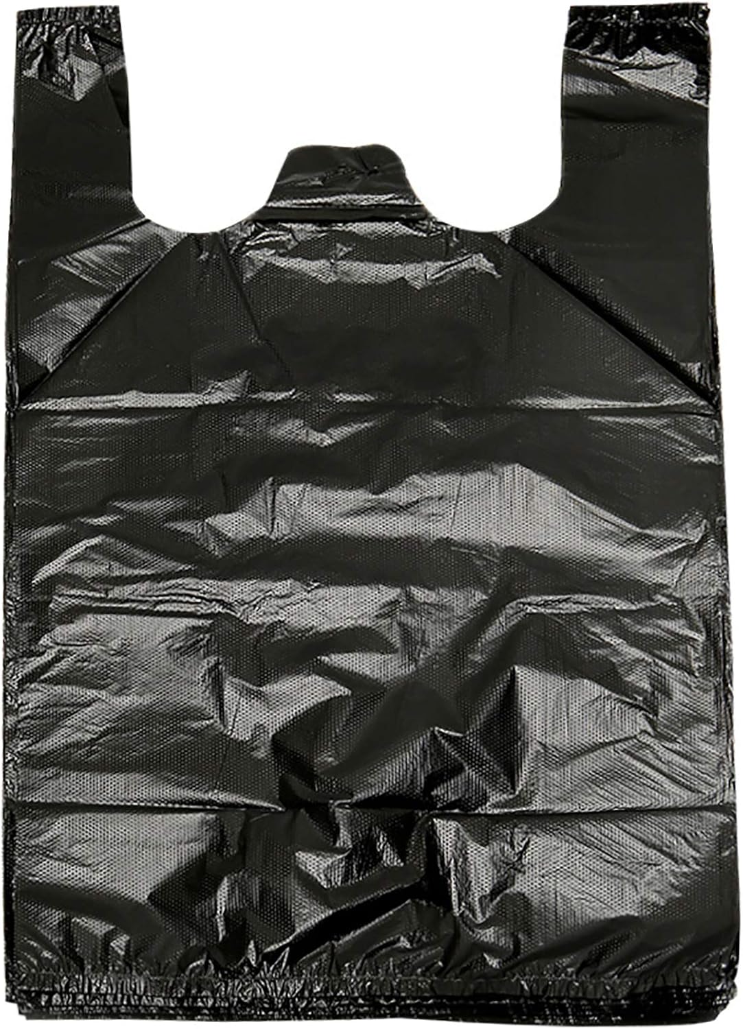 YYaaloa 100 pcs Black Trash Bags with Handles - 14x22 Super Thick 1.8mil Plastic Rubbish Bags for Office, Picnic, Kitchen, Bulk Use