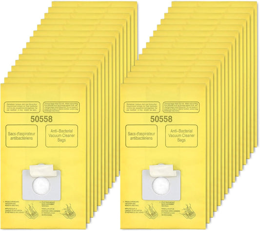 50558 Vacuum Cleaner Bags Replacement for Kenmore Canister Type C/Q 5055, 50555, 50557, 50558 and Pana·sonic Type C-5, C-18, 200 Series, 400 Series, 600 Series, 800 Seires Vacuum - 30 Pack