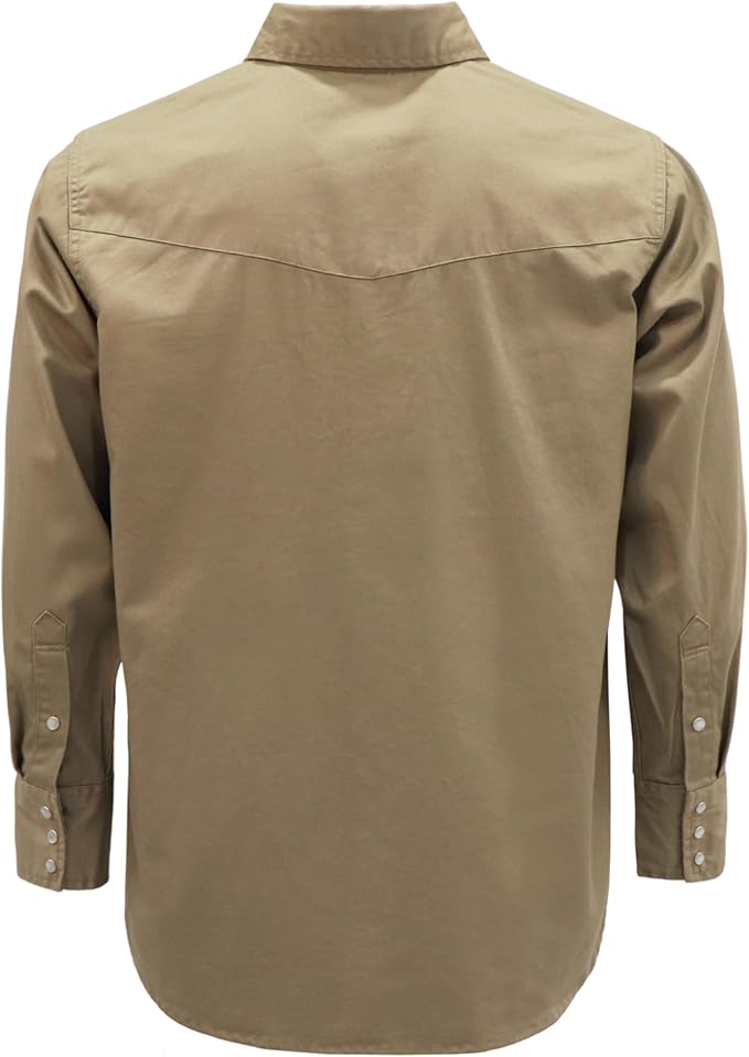 BOCOMAL FR Shirts Flame Resistant 100% C NFPA2112 7.5oz Men's Fire Retardant Welding Shirt