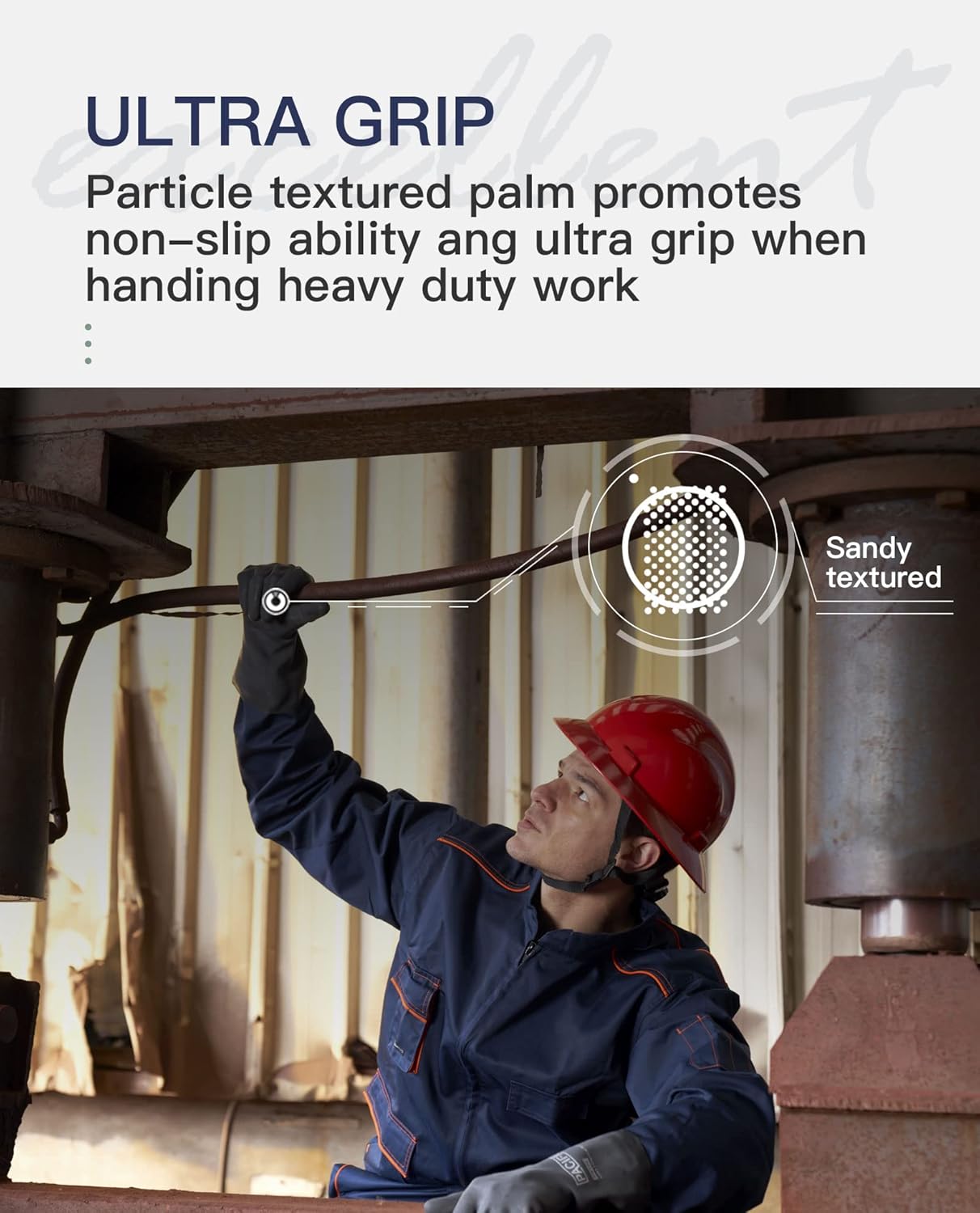 PACIFIC PPE Chemical Resistant Gloves, Heavy Duty Industrial Rubber Gloves, Resist Acid, Alkali and Oil, 12.6", XX- Large