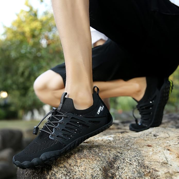 UBFEN Water Shoes Aqua Swim Shoes Mens Womens Beach Sports Quick Dry Barefoot for Boating Fishing Diving Surfing