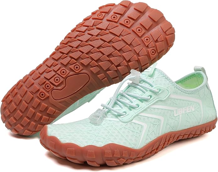 UBFEN Water Shoes Aqua Swim Shoes Mens Womens Beach Sports Quick Dry Barefoot for Boating Fishing Diving Surfing