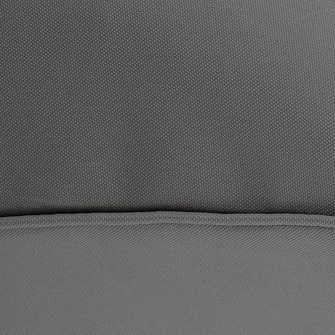 Classic Accessories Montlake Water-Resistant 23 x 20 x 4 Inch Patio Lounge Back Cushion, Light Charcoal Grey, Outdoor Loveseat Cushions