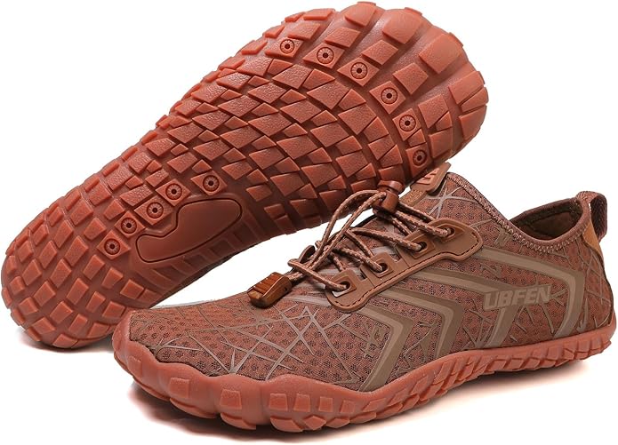 UBFEN Water Shoes Aqua Swim Shoes Mens Womens Beach Sports Quick Dry Barefoot for Boating Fishing Diving Surfing
