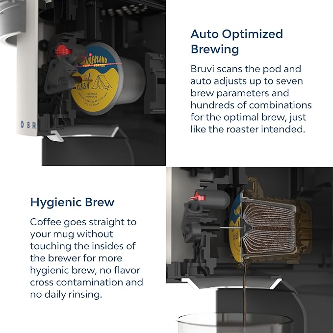 The Bundle | Single-Serve Coffee System | Includes 20 Coffee and Espresso B-Pods Coffee Brewer