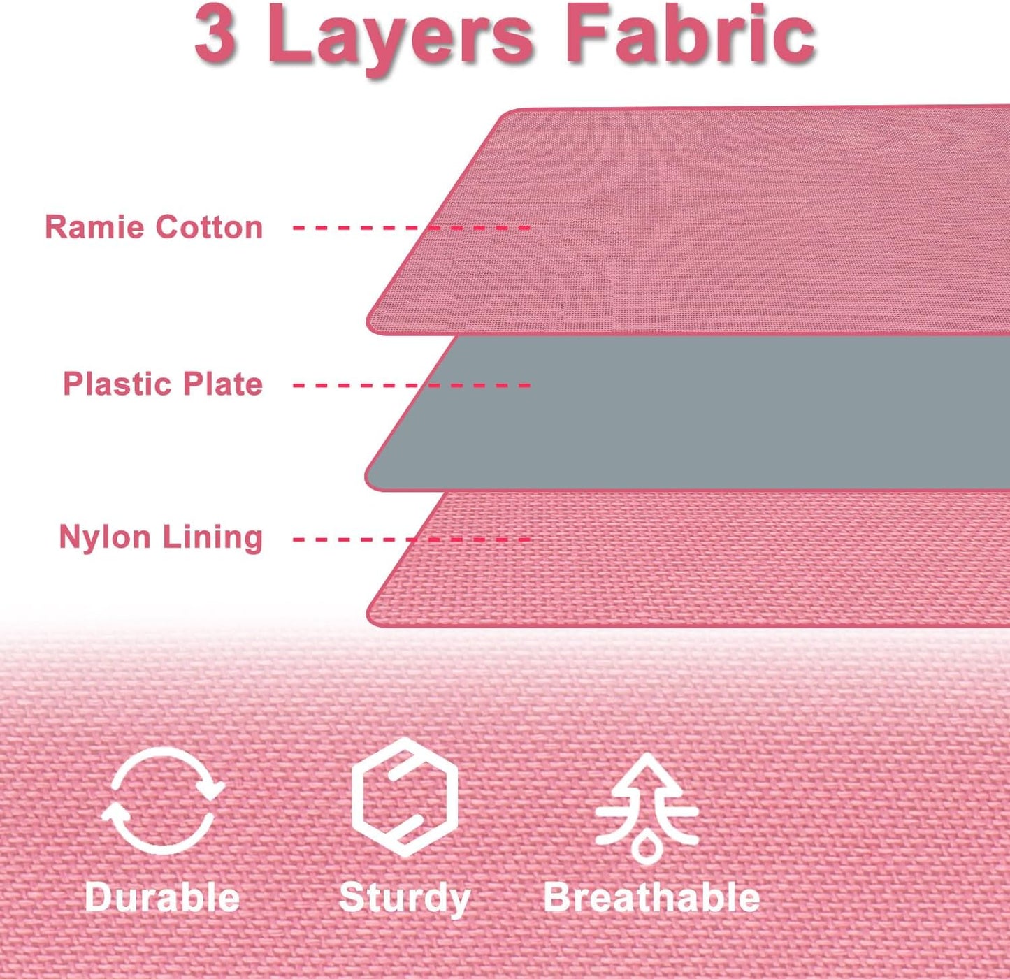 punemi Under Bed Storage Containers, Pink Underbed Storage With Rigid Side/Bottom Support, Closet Organizers And Storage Bins, Blankets Clothes Comforters Storage Bag, Dorm Room Essentials For Girls