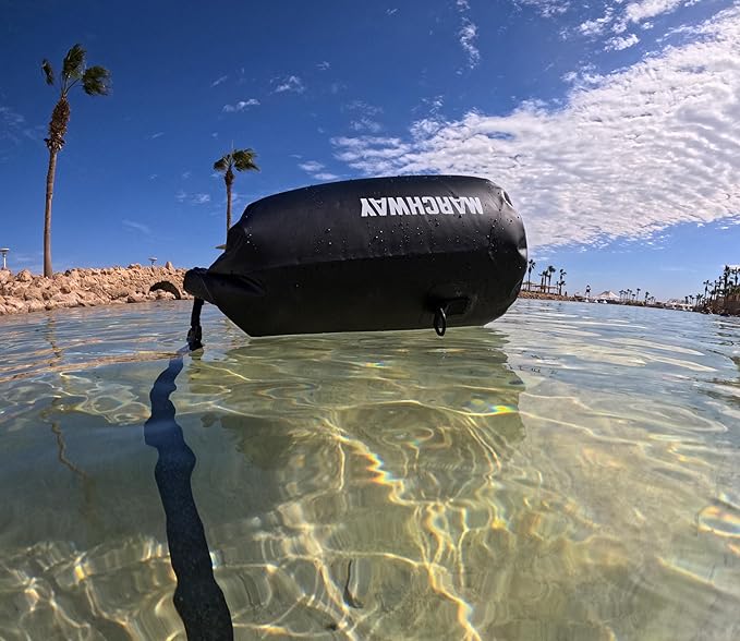 MARCHWAY Floating Waterproof Dry Bag Backpack 5L/10L/20L/30L/40L, Roll Top Sack Keeps Gear Dry for Kayaking, Rafting, Boating, Swimming, Camping, Hiking, Beach, Fishing