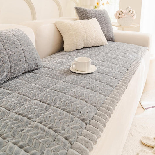 Pet Couch Cover Protector Sofa Covers for Pets Washable Non Slip Couches and Sofas Dog Mat (Grey, 27.6" x 70.9")