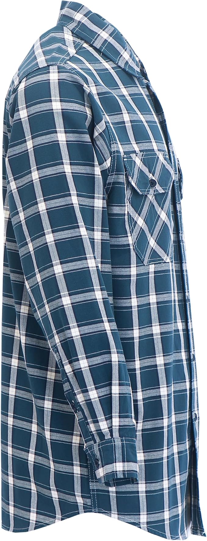 KONRECO FR Shirts for Men Fire Resistant Button Down Work Shirt 100% Cotton 6.5oz Lightweight Welding Shirts