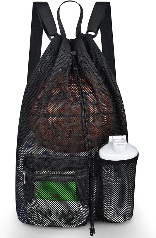 Mildbeer Large Drawstring Backpack for Men Women Athletic Gym Sports Workout Beach Swimming Commuting Travel