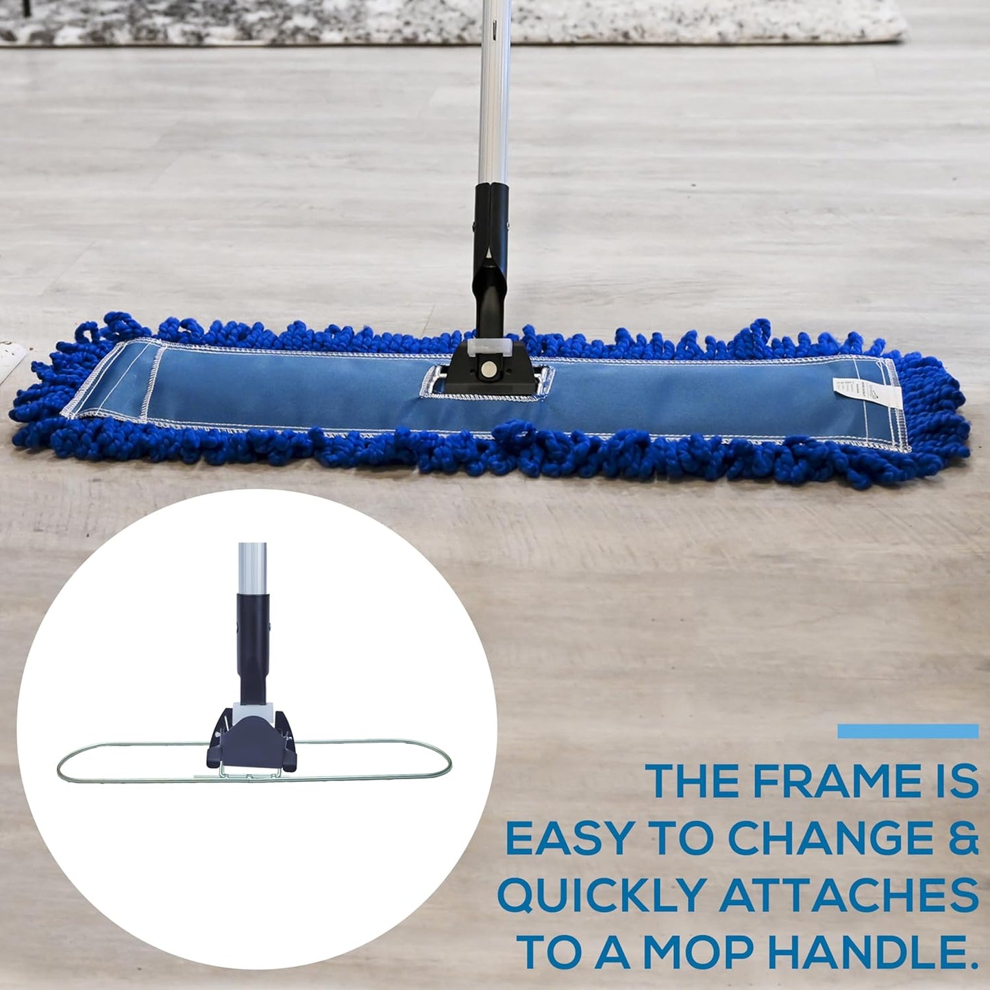Kleen Handler 24 Inch Commercial Dust Mop Frame (12 Pack)
