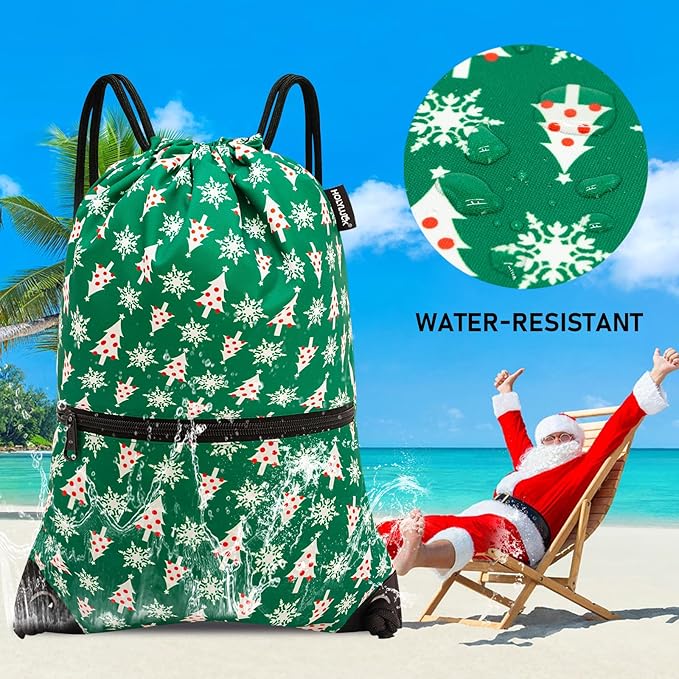 HOLYLUCK Drawstring Backpack Bag Sport Gym Sackpack