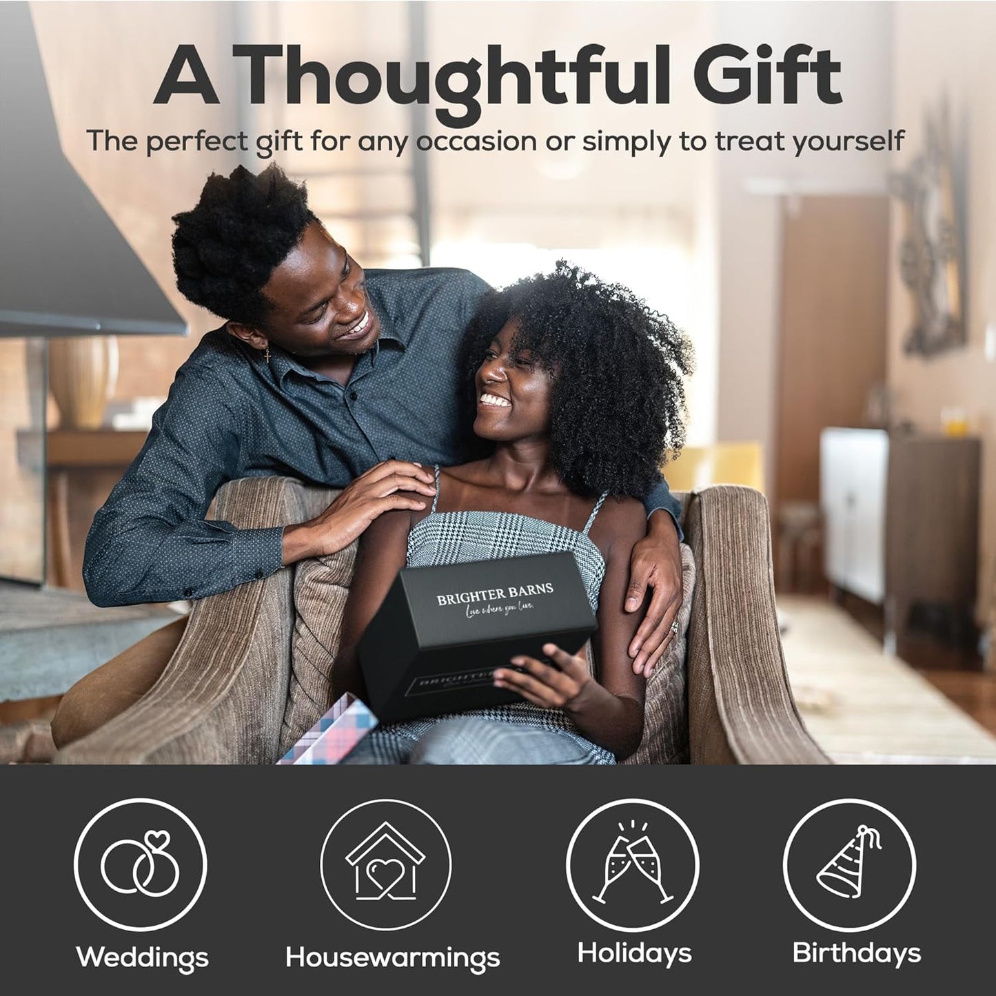 Luxury Glass Soap Dispenser Set by Brighter Barns - Hand and Dish Soap Dispenser for Kitchen Sink - Refillable Glass Bottles with Stainless Steel Pumps - Modern Gold Kitchen Decor & Accessories (Gold)