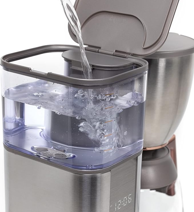 Café Specialty Drip Coffee Maker | 10-Cup Glass Carafe | WiFi Enabled Voice-to-Brew Technology | Smart Home Kitchen Essentials | SCA Certified, Barista-Quality Brew | Stainless Steel