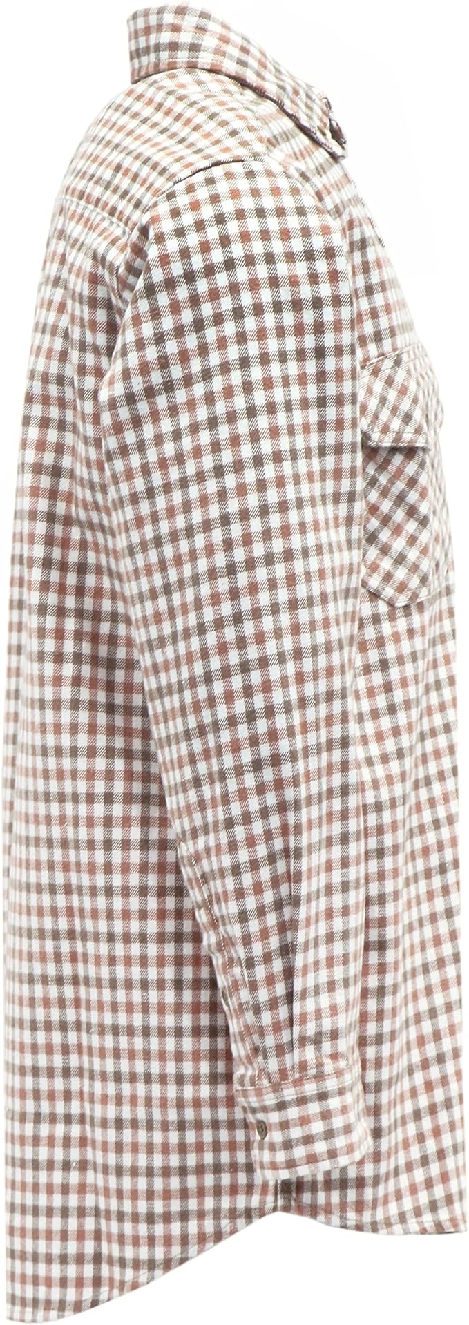 BOCOMAL FR Shirts for Men Welding Shirt Plaid 8.5oz Heavyweight Fire Retardant/Flame Resistant Welding Jacket