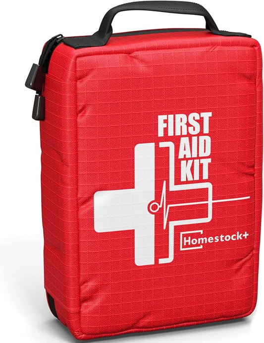 Compact First aid Kits,Portable First Aid Kit with Labelled Compartments Molle System Medical Kit for Car, Hiking, Backpacking, Camping, Traveling, and Cycling-111 Piece