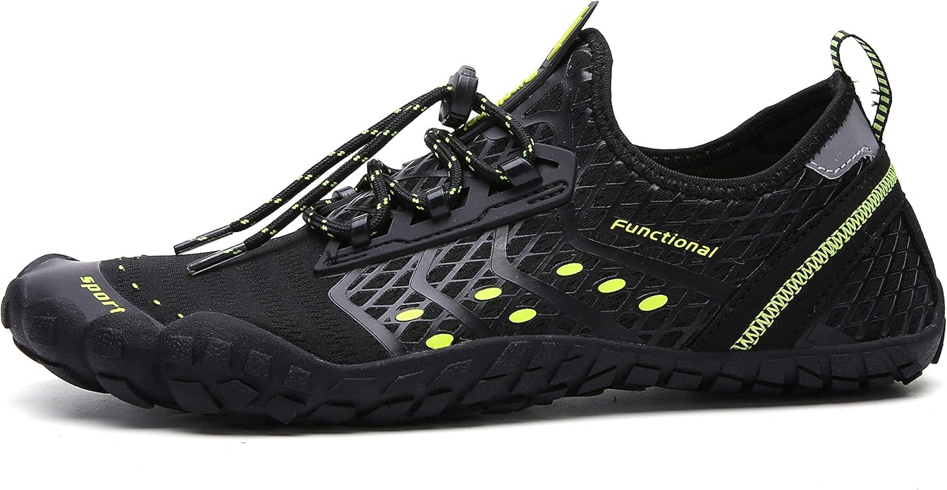 UBFEN Water Shoes Aqua Swim Shoes Mens Womens Beach Sports Quick Dry Barefoot for Boating Fishing Diving Surfing