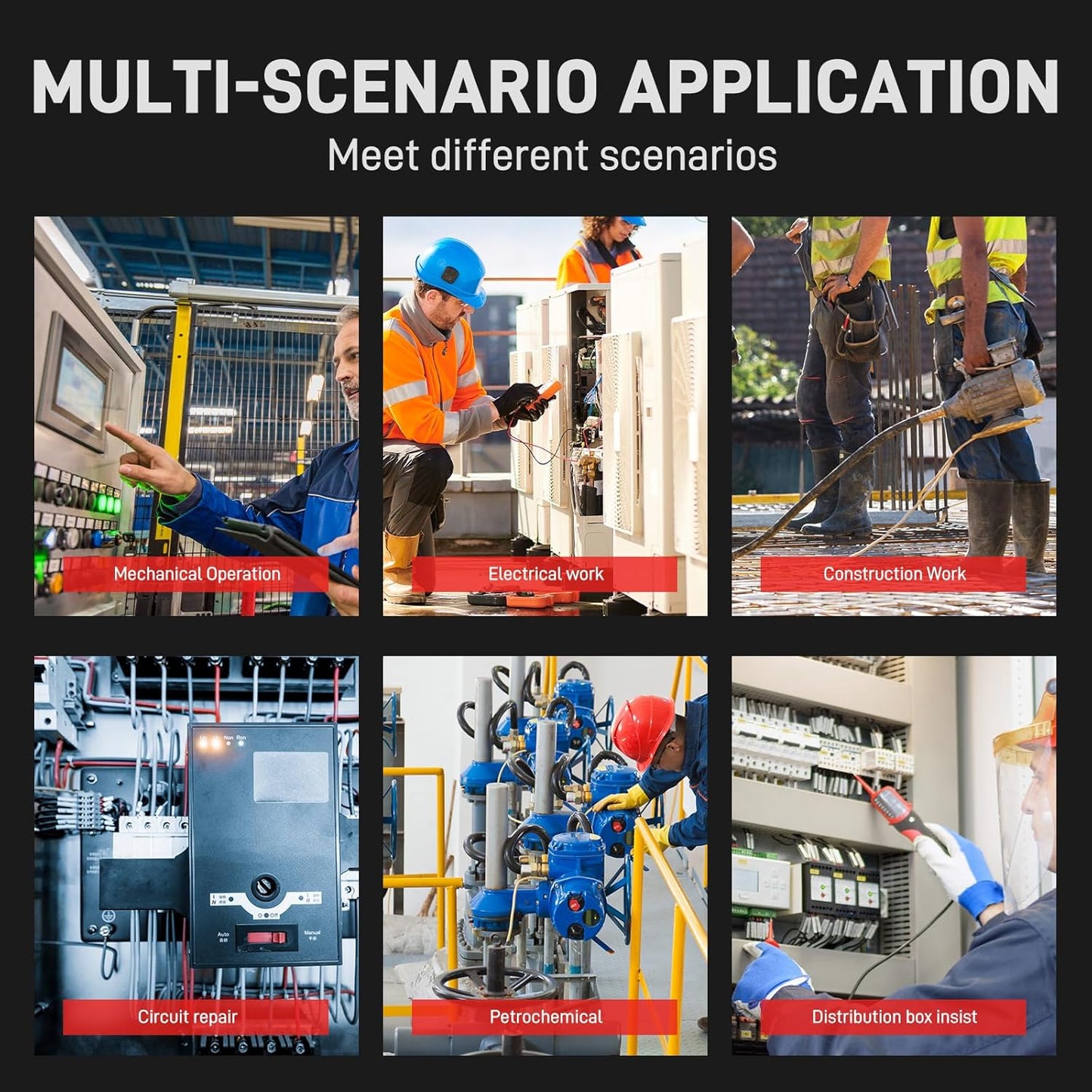 400V Electrical Gloves For Electrician XL - Flame Retardant,Low Voltage Insulated Safety Work Gloves,Rubber Non Slip,Touch Screen Grip