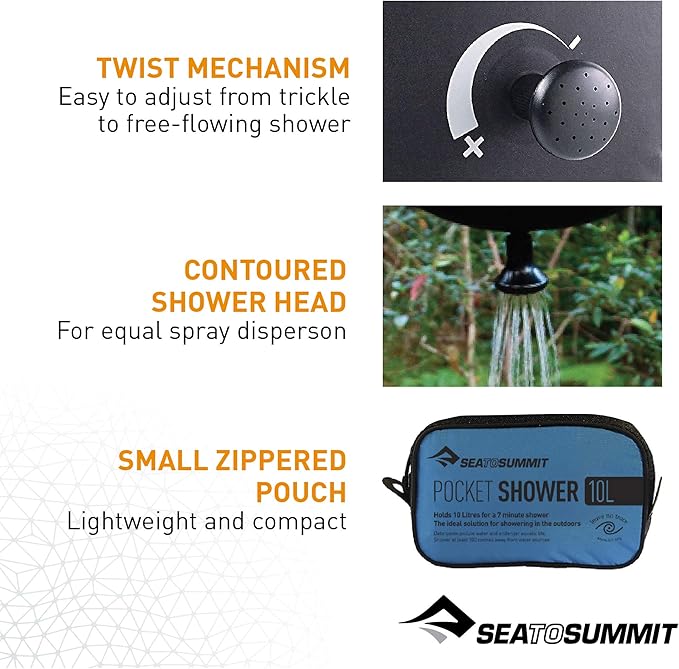 Sea to Summit Pocket Shower Black