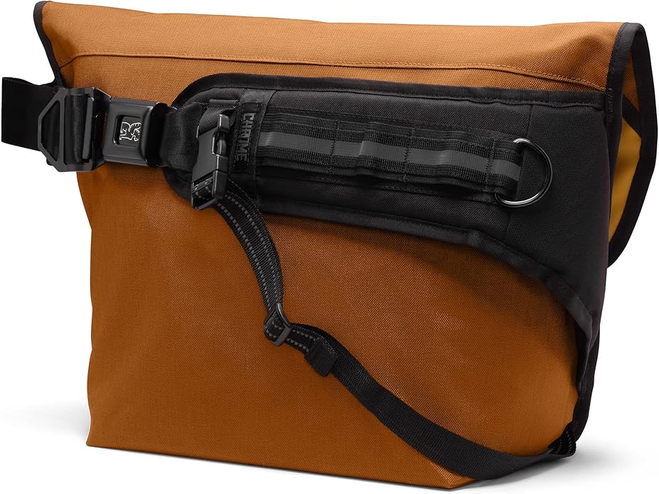 Chrome Industries Mini Metro Messenger Bag - 13 Inch Laptop Satchel with Signature Belt Buckle Closure, 20.5 Liter