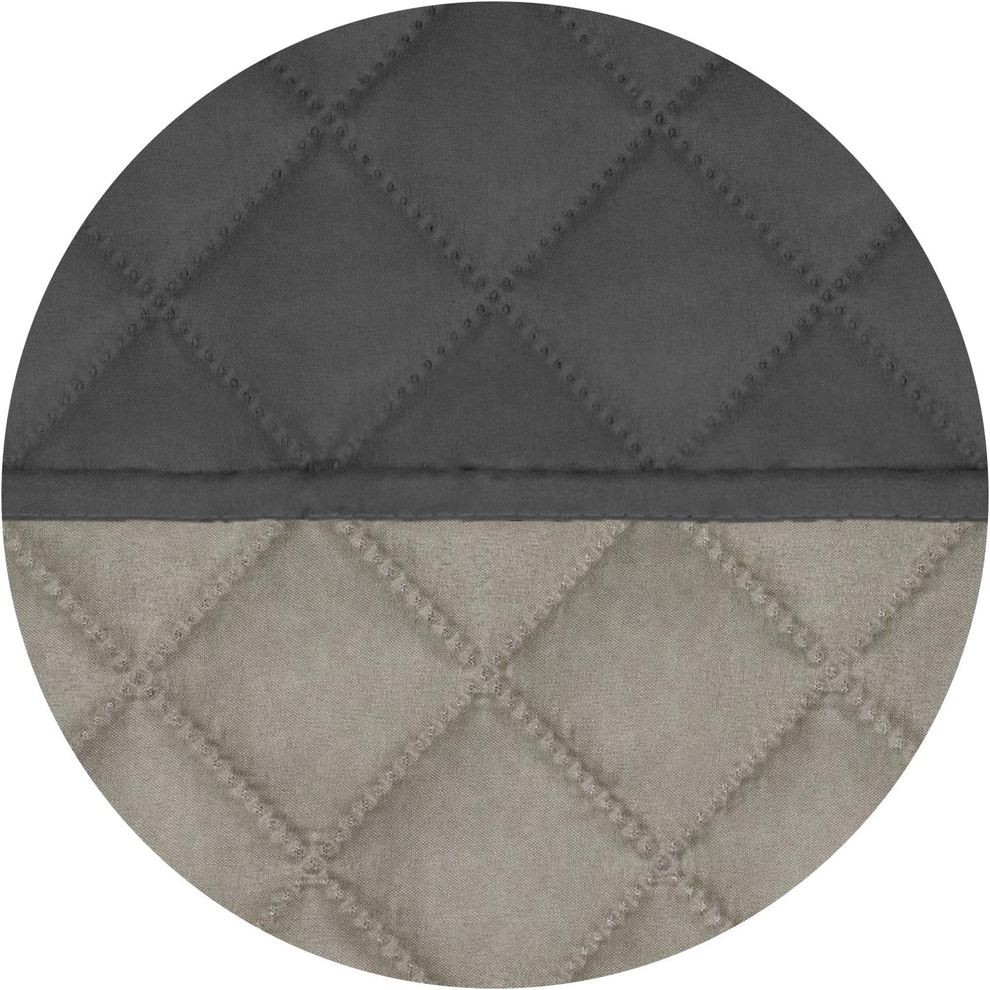 PureFit Reversible Quilted Sofa Cover, Water Resistant Slipcover Furniture Protector, Washable Couch Cover with Non Slip Foam and Elastic Straps for Kids, Pets (X Large, Dark Gray/Beige)