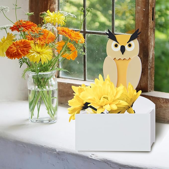 owl Planter, Pet Shape Garden Pots Plant Pots for Indoor/Outdoor Gardens Decoration, Cute, Surprise Gifts/Souvenirs for Pet Lovers