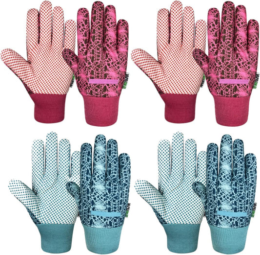Thorn Proof&Puncture Resistant Gardening Gloves with Grip,Garden Gloves for Women, Leather Work Gloves,Gifts