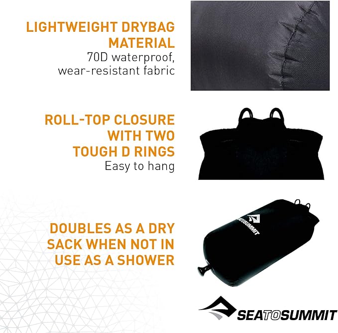 Sea to Summit Pocket Shower Black