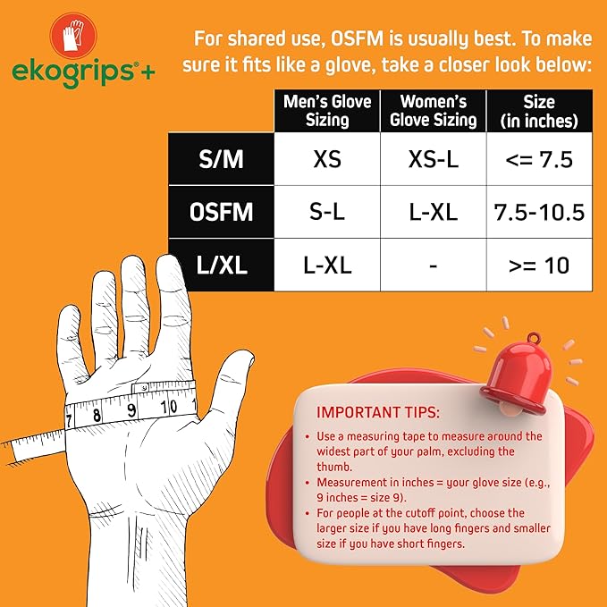 Ekogrips+ Premium Silicone Oven Mitts - Comfy, Waterproof, Heat Resistant BBQ Gloves for Grilling, Long Cuff for Added Protection, 5 Finger Dexterity, 3 Sizes, 4 Colors, S/M, Red