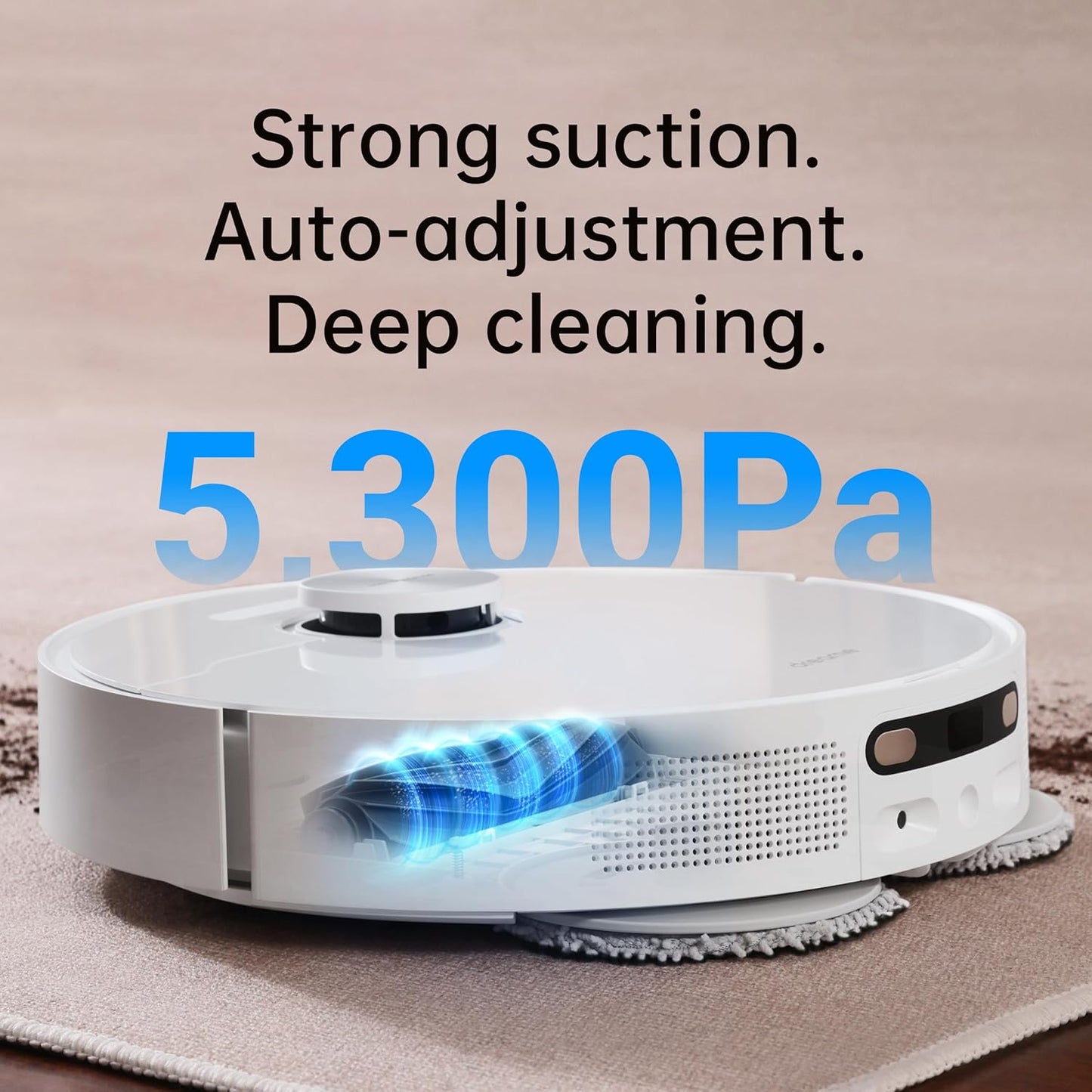 dreame L10s Ultra Robot Vacuum and Mop Combo, Auto Mop Cleaning and Drying, Self-Refilling and Self-Emptying Base for 60 Days of Cleaning, 5300Pa Suction and AI Navigation, Compatible with Alexa