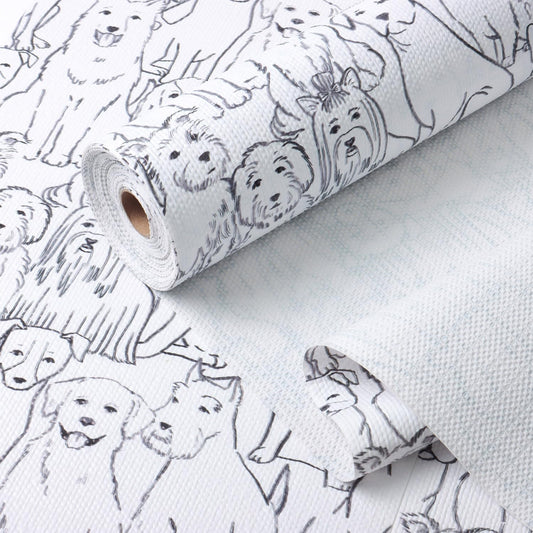 Animal Shelf and Drawer Liner for Cabinets, 12IN x 20FT Non-Adhesive and Strong Non-Slip Dog Shelf Cabinet Drawer Liners for Kitchen, Waterproof Cupboard Liners,Easy to Clean