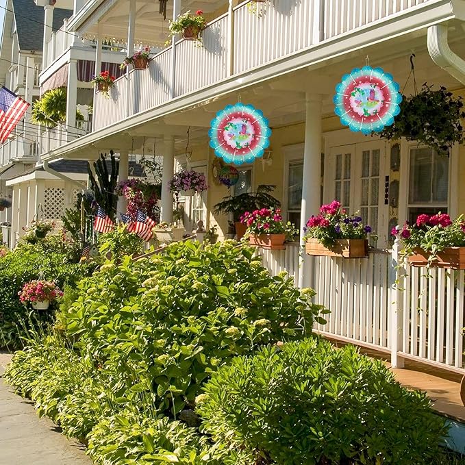 Cardinala Metal Wind Spinners - Cardinala Gifts for Women Mom Grandma Wife, Hanging Animations Wind Spinner for Outdoor & Indoor Decorations, 12 inch for Ornament Gifts