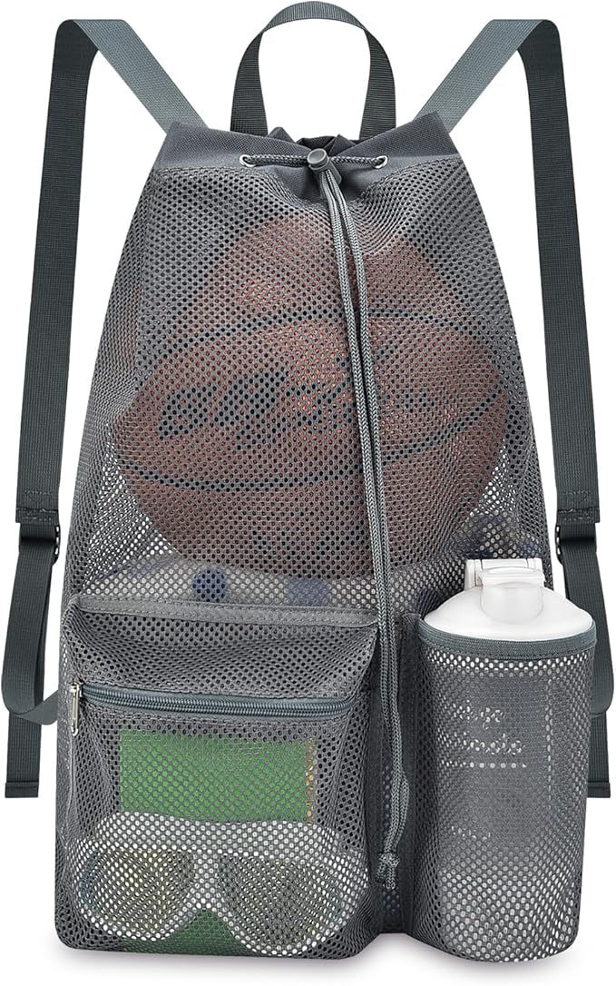 Mildbeer Large Drawstring Backpack for Men Women Athletic Gym Sports Workout Beach Swimming Commuting Travel