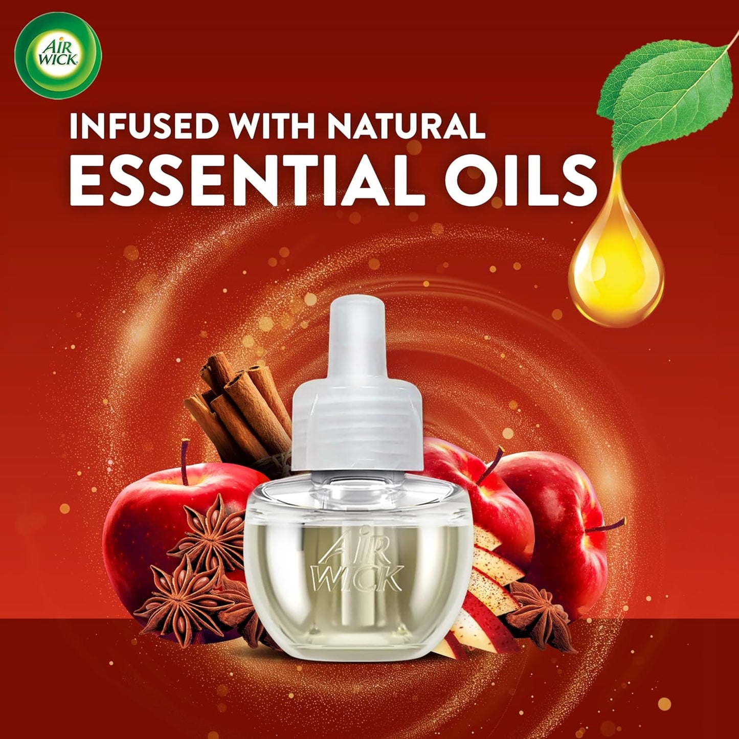 Air Wick Scented Oils 0+7 Apple Cinnamon Medley