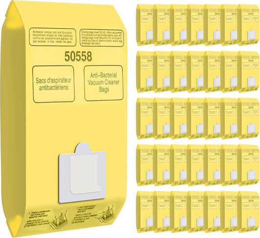 50558 Vacuum Cleaner Bags Replacement for Kenmore Canister Type C/Q 5055, 50555, 50557, 50558 and Pana·sonic Type C-5, C-18, 200 Series, 400 Series, 600 Series, 800 Seires Vacuum - 36 Pack