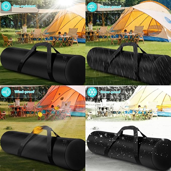 Kovshuiwe 48-Inch Camping Chair Storage Bag, Large Folding Chair Carry Bag Nylon Storage Tent Bag with Handle Strap for Travel Outdoor Camping Sports-48x11x11inch（Bag only）