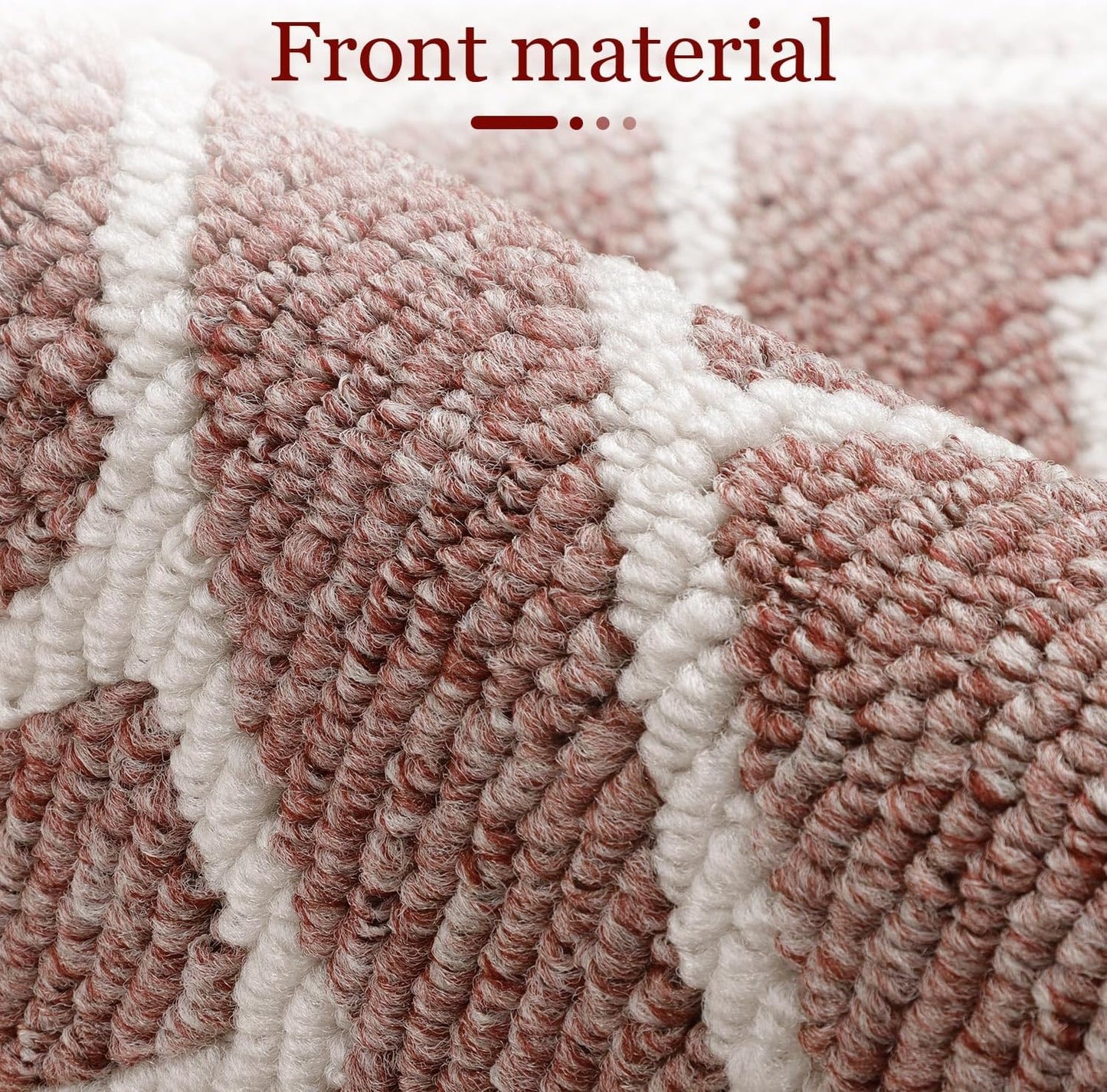 hicorfe Indoor Doormat,Front Back Door Mat TPR Backing Non Slip Mats 24"x35" Absorbent Resist Dirt Entrance Doormat Inside Floor for Entryway Washable Low-Profile(Light Pink)