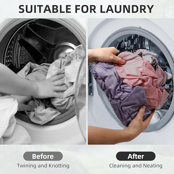 Mesh Drawstring Bag Durable Delicate Mesh Laundry Bag Multicolor Nylon Mesh Bag Small Mesh Gym Bag Travel Mesh Beach Bag Locking Closure Storage Bag For College, Gym, Yoga, Sport