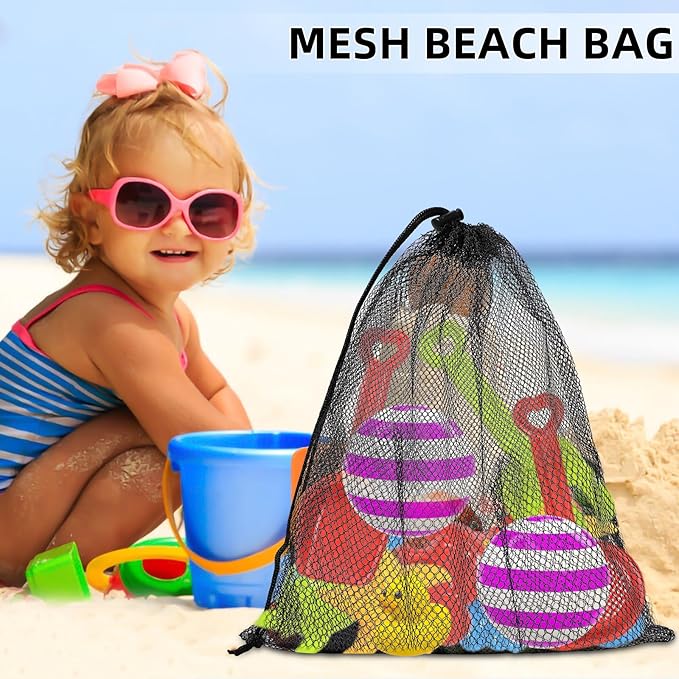 Mesh Drawstring Bag Durable Delicate Mesh Laundry Bag Multicolor Nylon Mesh Bag Small Mesh Gym Bag Travel Mesh Beach Bag Locking Closure Storage Bag For College, Gym, Yoga, Sport