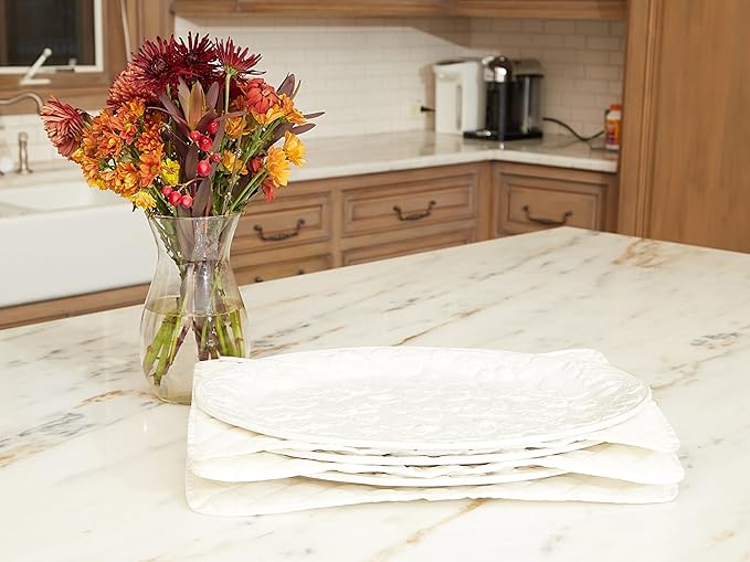 Covermates Keepsakes - Quilted Divider Set - Set of 4 - Scratch & Breakage Protection - Stain Resistant - Machine Washable - China Storage, Cream