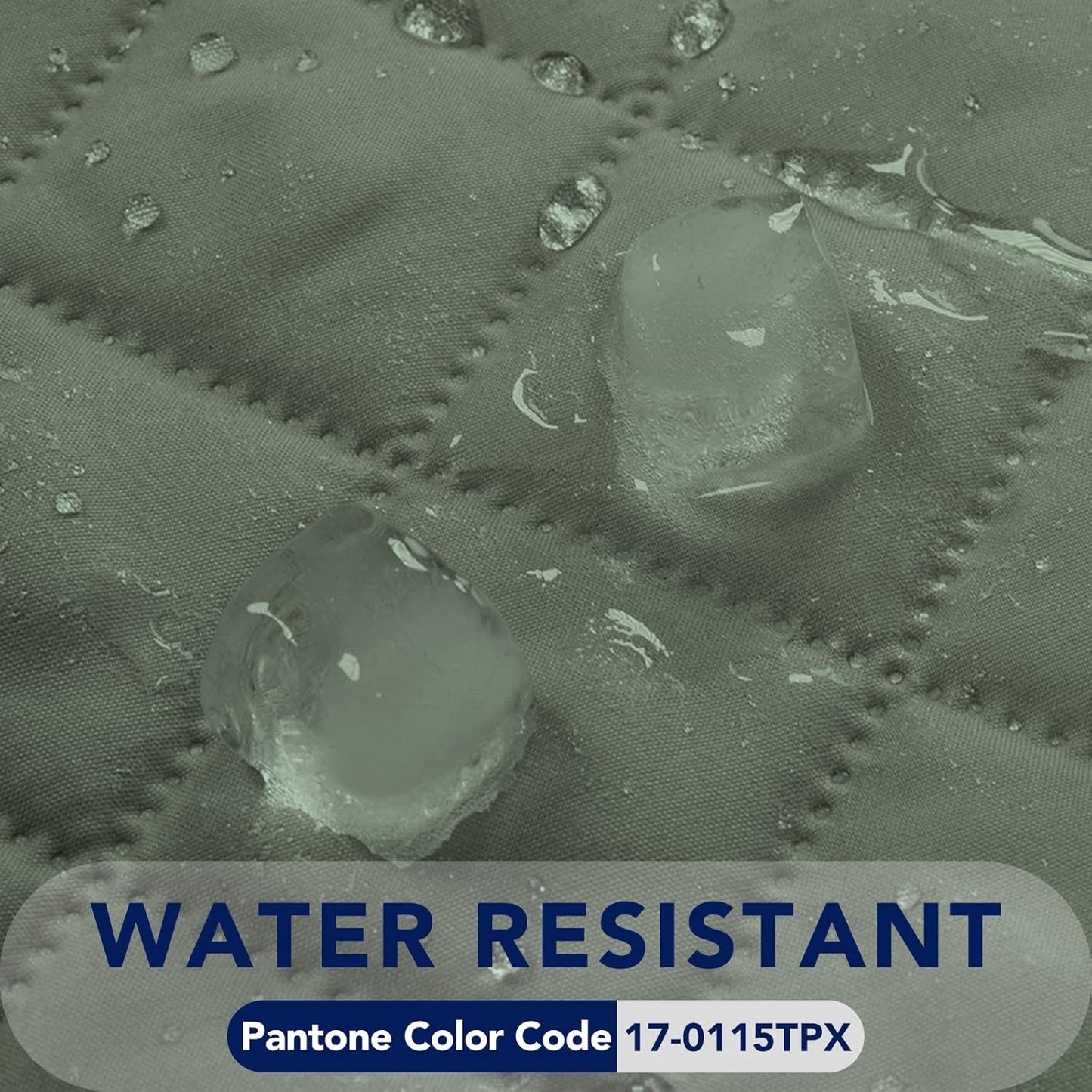 PureFit Reversible Quilted Sofa Cover, Water Resistant Slipcover Furniture Protector, Washable Couch Cover with Non Slip and Elastic Straps for Kids, Dogs, Pets (Chair, Greyish Green/Beige)