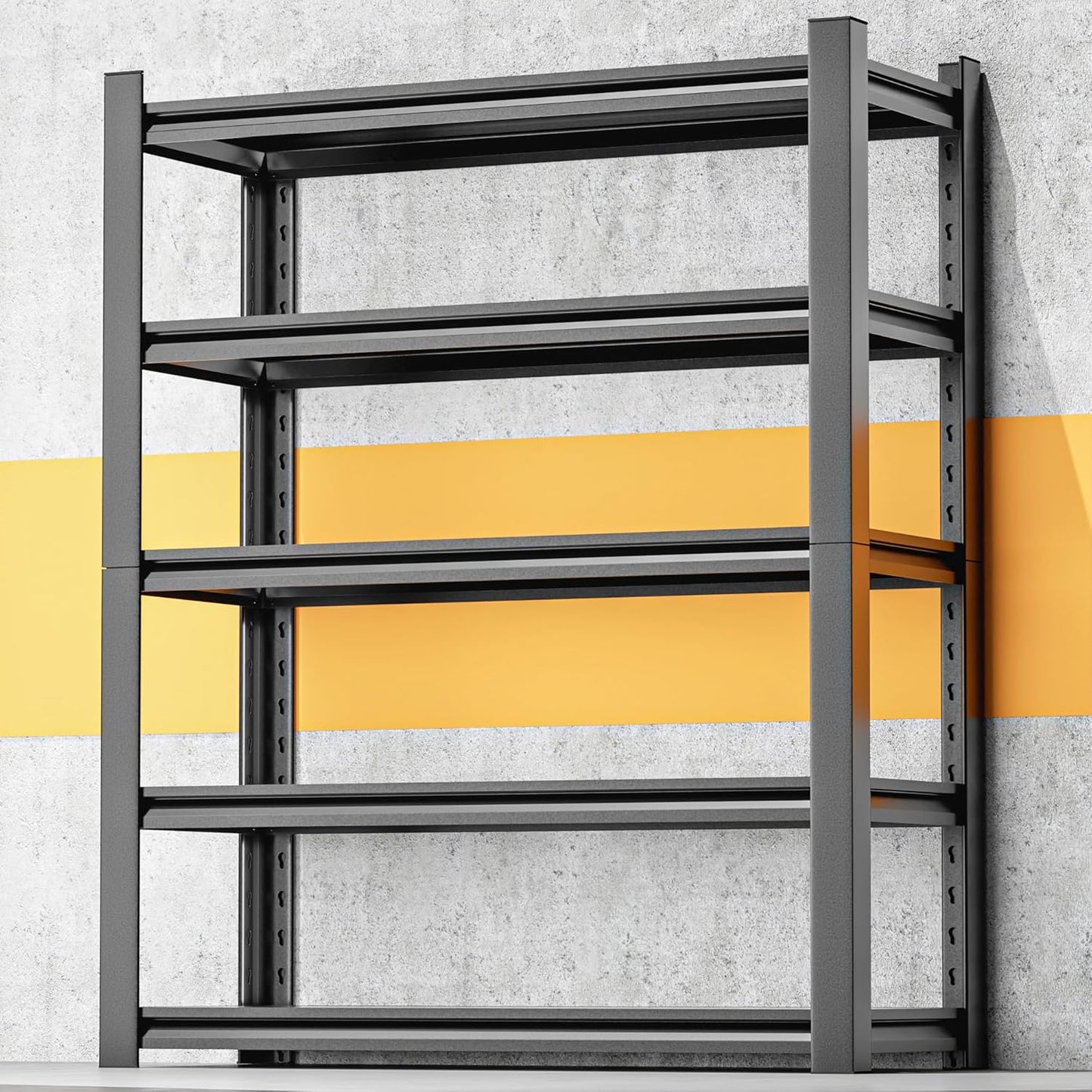 Garage Shelving,5 Tier 72"X47.2"X23.6"Inches,Storage Shelves Heavy Duty Thickened Metal Shelves Shelving Units and Storage,Garage Shelves Unit
