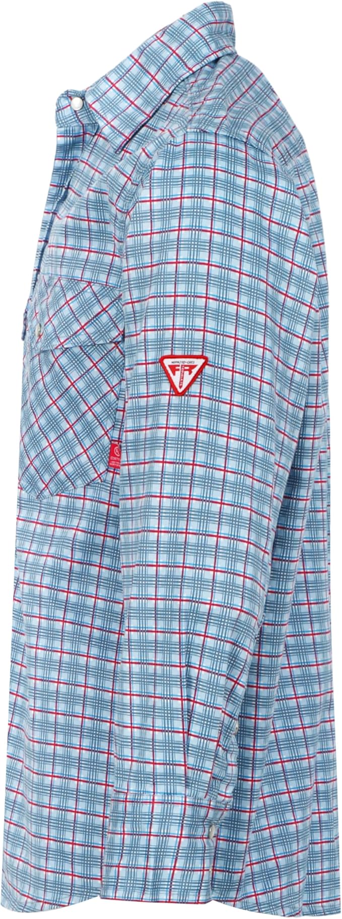 TICOMELA FR Shirts for Men Flame Resistant Shirt CAT2 Light Weight 6.5oz Fire Retardant Men's Welding Shirt