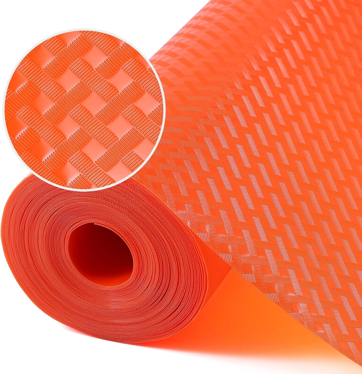 Red Fridge Liners Shelf Liner for Kitchen Cabinets Refrigerator Liners Waterproof & Oil-Proof Kitchen Cupboard Liner Non Adhesive Drawer Mats EVA Material for Shelves 11.8 x 236.2 Inches